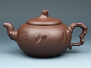 紫砂壶图片：把根留住 - 美壶网