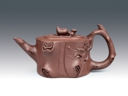 紫砂壶图片：寿桃桩 - 美壶网