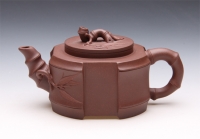 紫砂壶图片：四方竹节 - 美壶网