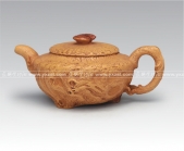 紫砂壶图片：灵芝供春 - 美壶网