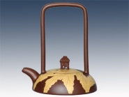 紫砂壶图片：南国秋韵贴泥 - 美壶网