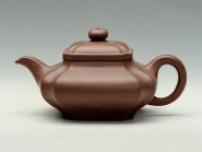 紫砂壶图片：四方抽角 - 美壶网