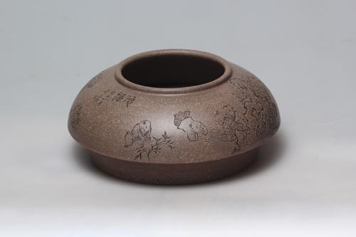 华珊紫砂壶 水盂 