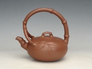 紫砂壶图片：顺竹提梁 - 美壶网