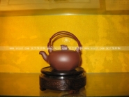 紫砂壶图片：提梁圆珠 - 美壶网