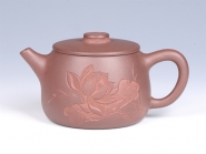 紫砂壶图片：- 浮雕汉瓦 - - 美壶网