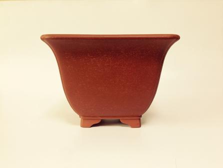 施小马紫砂壶 四方抽角弓式 