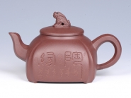 紫砂壶图片：- 陶缘石狮 - - 美壶网