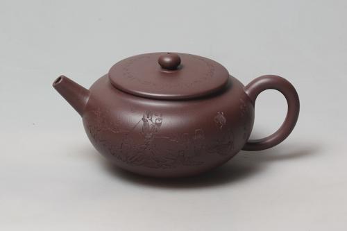 顾建芬紫砂壶 桑扁 