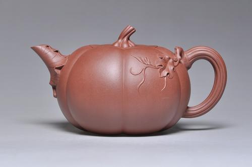 朱俊锋紫砂壶 南瓜 