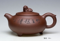 紫砂壶图片：狮球-字 - 美壶网