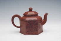 紫砂壶图片：六方金钟 - 美壶网