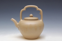 紫砂壶图片：菱花提梁 - 美壶网