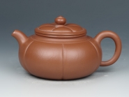 紫砂壶图片：六六大顺  大红袍朱泥  200cc - 美壶网