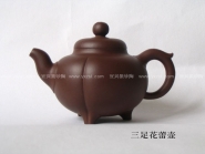 紫砂壶图片：四足花蕾壶 - 美壶网