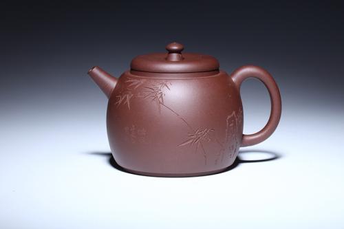 詹弘紫砂壶 明式龙旦 