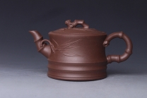 紫砂壶图片：双线竹段 - 美壶网