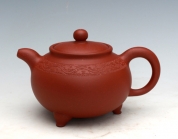 紫砂壶图片：三足玉润 - 美壶网