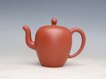 眭龙俊紫砂壶 美人肩（小红泥） 