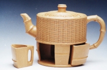 紫砂壶图片：紫砂竹编 - 美壶网