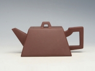 紫砂壶图片：升方 泥料：拼紫泥 - 美壶网