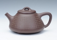 紫砂壶图片：心经石瓢 - 美壶网