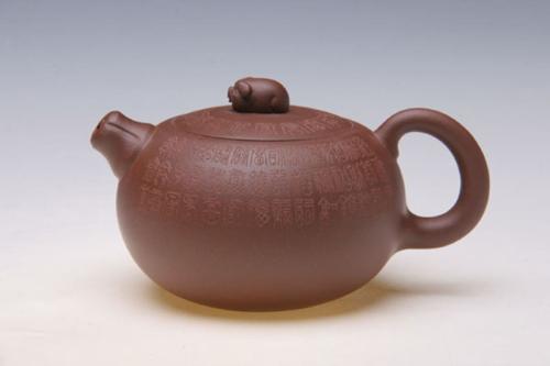 徐晏紫砂壶 金猪纳福 