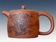 紫砂壶图片：井栏容量四千cc - 美壶网