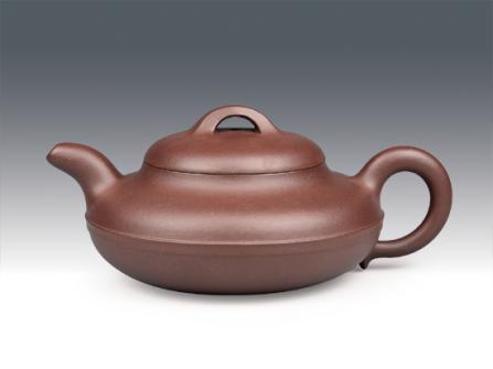 冯盘军紫砂壶 线圆 