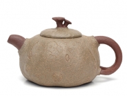 紫砂壶图片：灵芝供春  泥料：段泥  容量：300CC - 美壶网