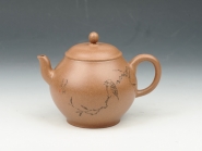 紫砂壶图片：陶意壶 260cc 原矿老段泥 - 美壶网