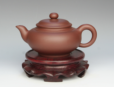 华雪琴紫砂壶 扁灯 