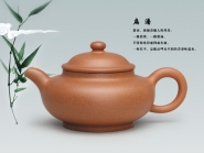 紫砂壶图片：扁 潘(段泥) - 美壶网