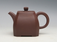 紫砂壶图片：汉八方 泥料：拼紫 - 美壶网