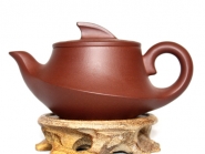 紫砂壶图片：底槽青 神曲壶 - 美壶网