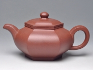 紫砂壶图片：六方壶（底槽青）全... - 美壶网