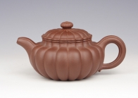 紫砂壶图片：圆条仿古 - 美壶网