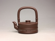 紫砂壶图片：《竹节提梁》 - 美壶网