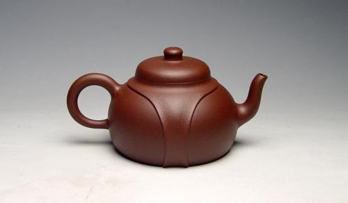 沈寅华紫砂壶 矮龙带壶 