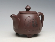 紫砂壶图片：福寿临门（全手工） - 美壶网