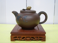 紫砂壶图片：薄胎石榴 - 美壶网