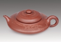 紫砂壶图片：虚扁 - 美壶网