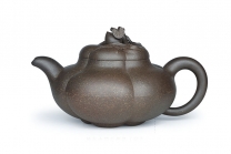 紫砂壶图片：上合桃壶窑变 - 美壶网