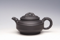 紫砂壶图片：双线竹鼓 - 美壶网