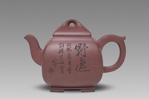 束旦生紫砂壶 汉方壶 