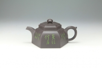 紫砂壶图片：六方井泉壶 - 美壶网