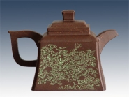 紫砂壶图片：四方抽角 - 美壶网