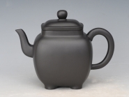 紫砂壶图片：鸣远四方（高黑泥） - 美壶网