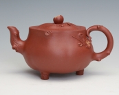 紫砂壶图片：咏梅容量：320cc全手工制作 - 美壶网