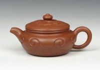 紫砂壶图片：扁鼓如意 - 美壶网